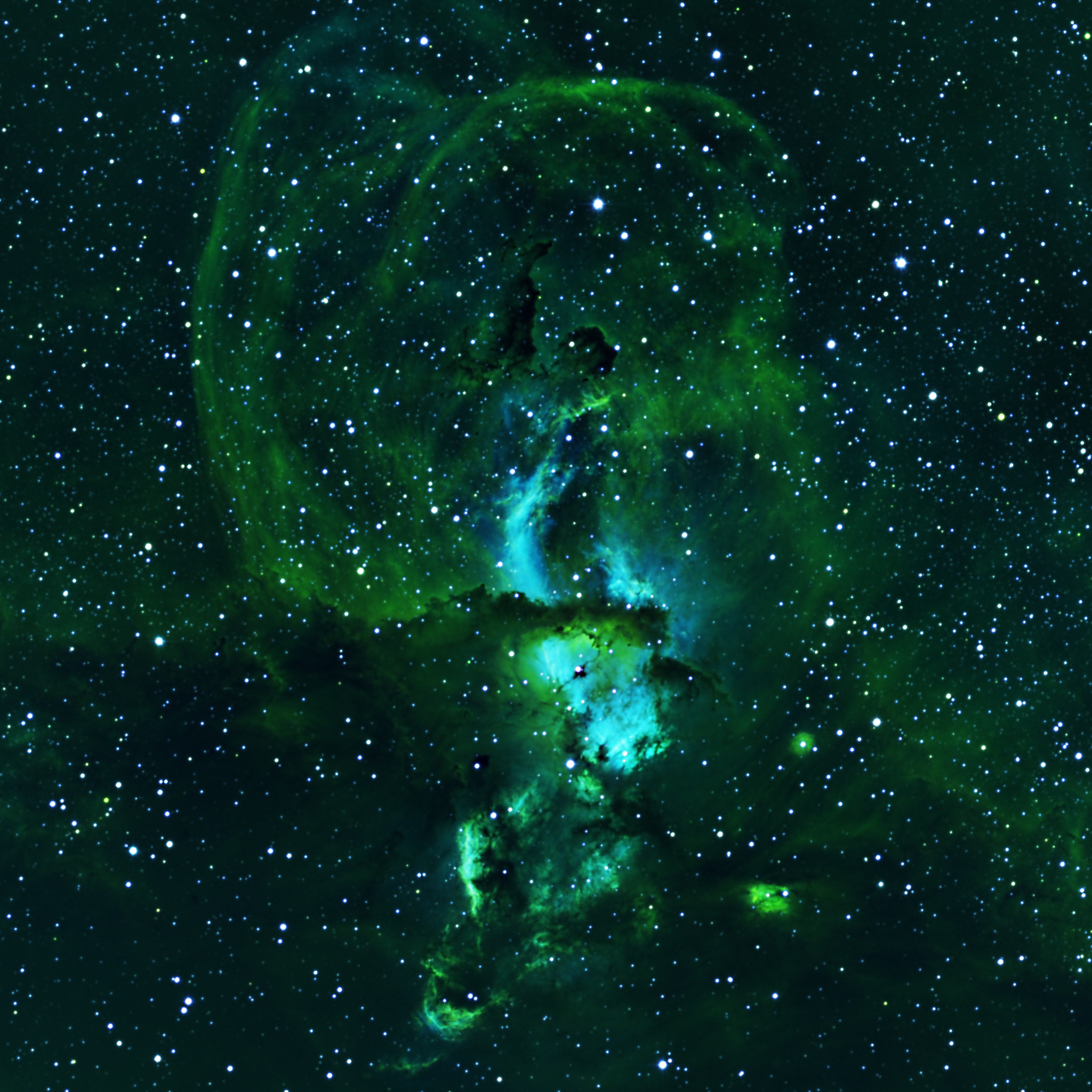 NGC 3576 SHO