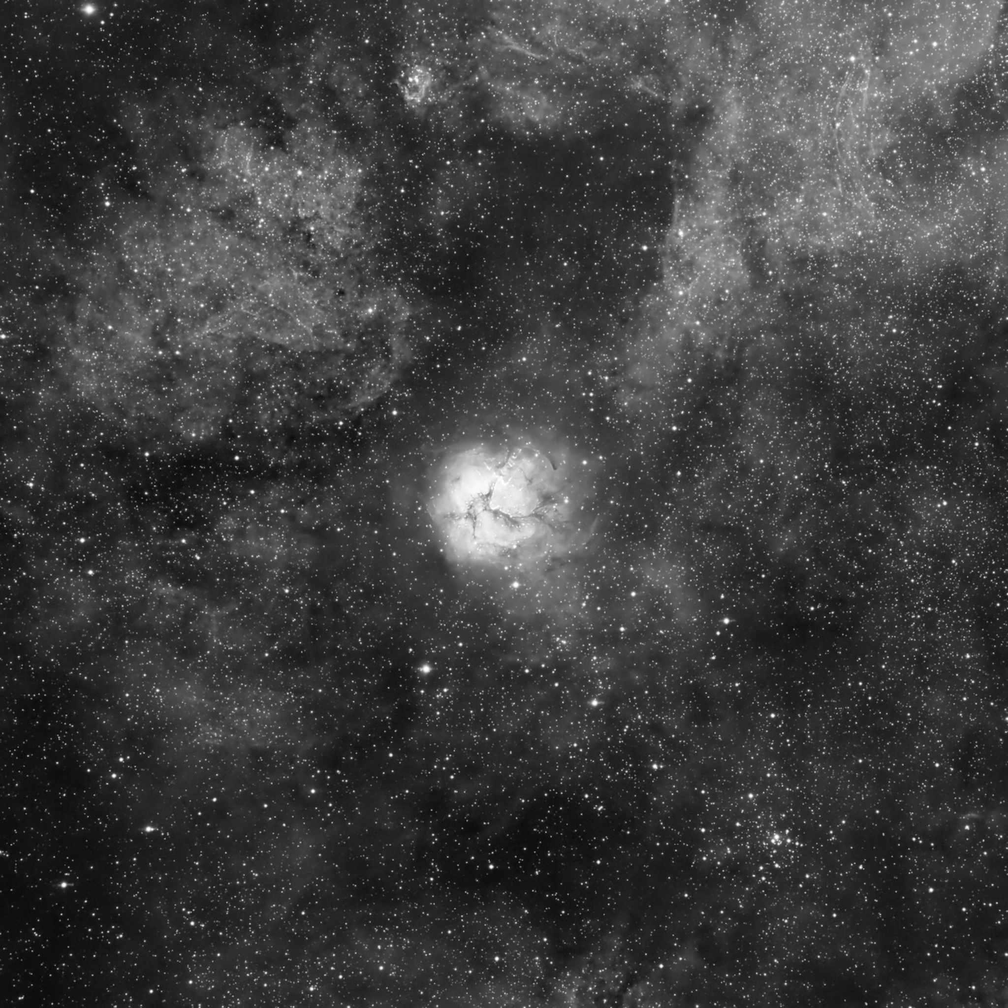 M20, H-alpha, wide field